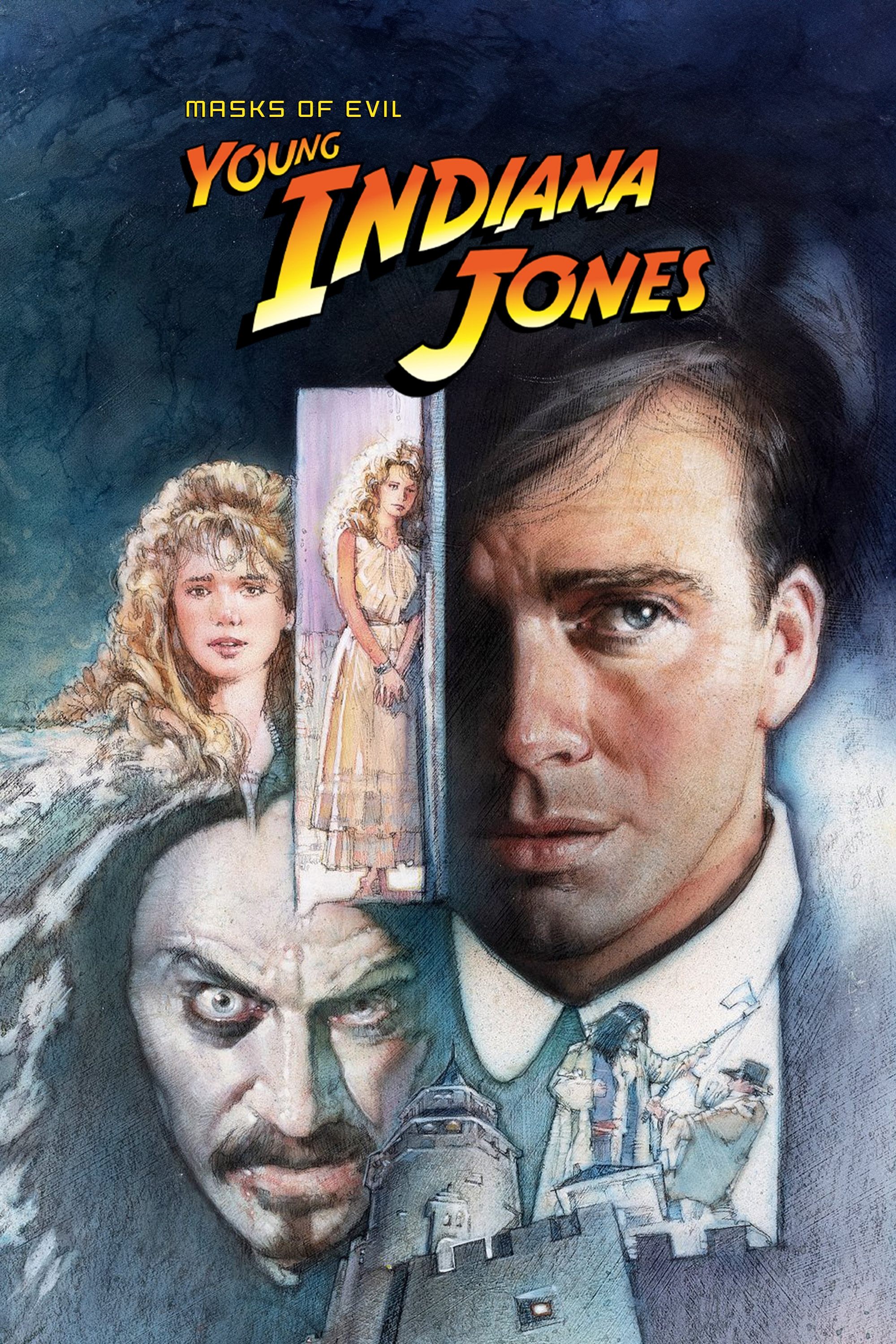 Постер The Adventures of Young Indiana Jones: Masks of Evil